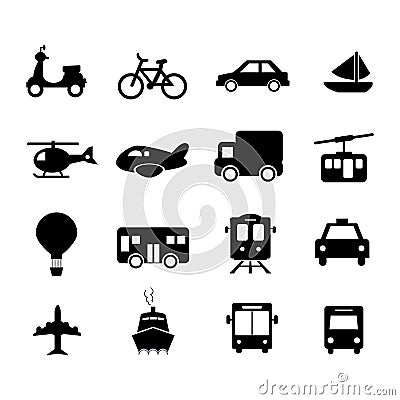 Transportation Icon Stock Photo