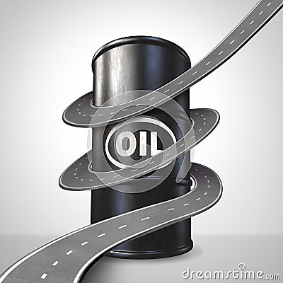 Transportation Oil Symbol Stock Photo