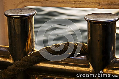 Transportation place Dock near the Sea Stock Photo