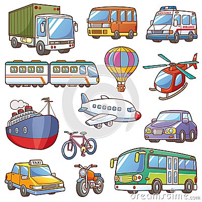 Transportation Vector Illustration