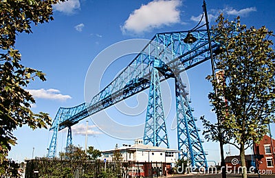 Transporter Bridge Middlesbrough Stock Photo