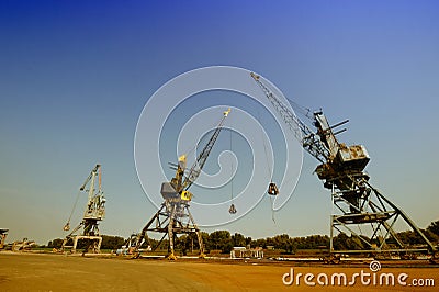 Transshipment Stock Photo