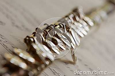 Transverse Flute Stock Photo