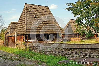 Transylvania village Stock Photo