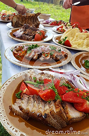 Transylvanian traditional food dish Stock Photo