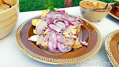 Transylvanian traditional food dish Stock Photo