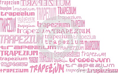 Trapezium of trapezium Vector Illustration