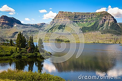 Trappers Lake In The Flattops, Colorado Stock Photo