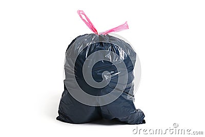 Trash bag Stock Photo