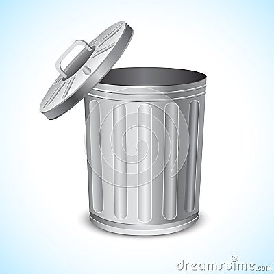 Trash Can Vector Illustration