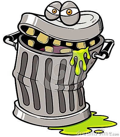 Trash can Vector Illustration