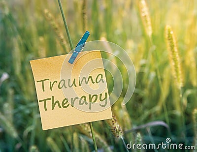 Trauma Therapy Stock Photo