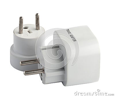 Travel adapter Stock Photo