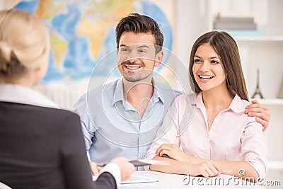 Travel agency Stock Photo