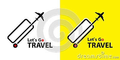 Travel Agent, Travel Business Symbol. Travel Discount. Vector Vector Illustration