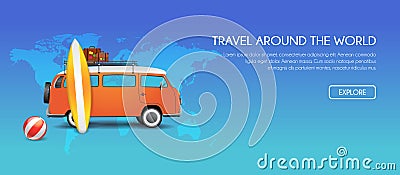 Travel Around the World Stock Photo