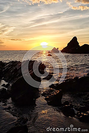 Bai Da Nhay, Quang Binh, Vietnam Stock Photo