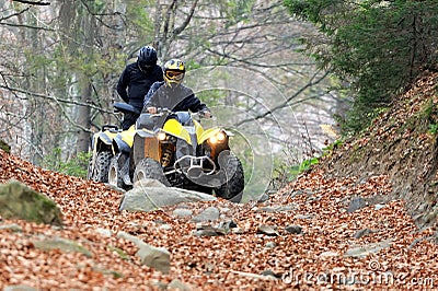 Travel on ATVs Editorial Stock Photo