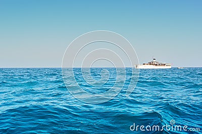 Travel boat on Andaman sea Stock Photo