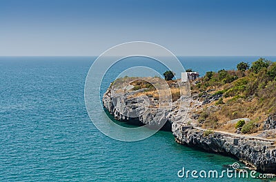 Travel in Chonburi at koh si chang a Beuatiful View Point, Thailand Stock Photo