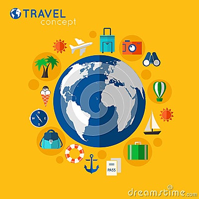 Travel concept Vector Illustration