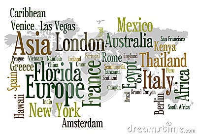 Travel destinations Stock Photo