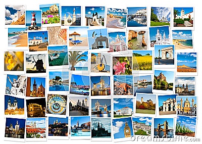 Travel In Europe Collage Stock Photos - Image: 33971023