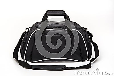 Travel golf bag black color Stock Photo