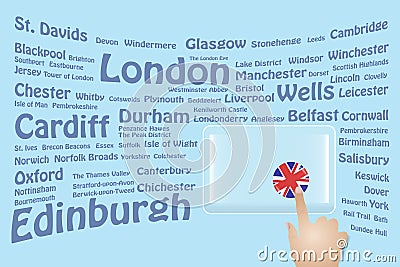 Travel Great Britain Concept Vector Illustration