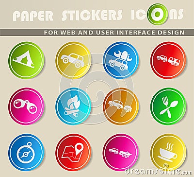 Travel icon set Vector Illustration