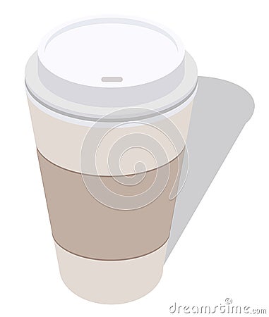 Travel java cup Vector Illustration