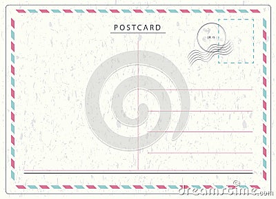 Travel Postcard Vector Vector Illustration