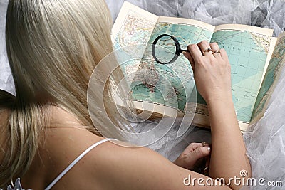 Travel search Stock Photo