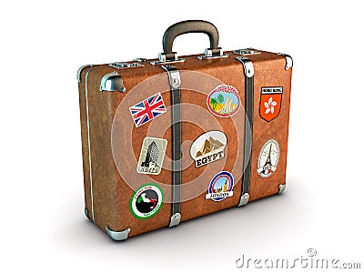 Travel Suitcase Stock Photo