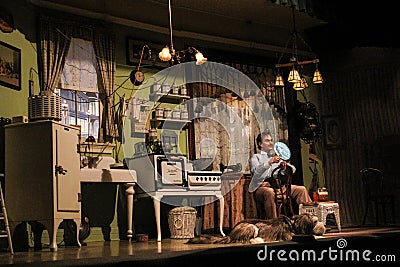 Travel through the 20th century in the Carousel of Progress. Editorial Stock Photo