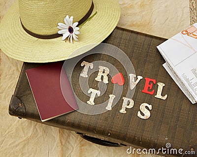 Travel tips Stock Photo