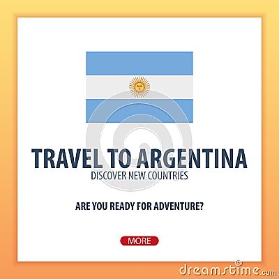Travel to Argentina. Discover and explore new countries. Adventure trip. Stock Photo