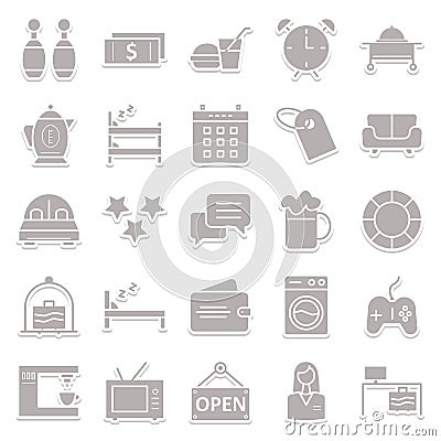 Travel and Tour Isolated Vector Icons Pack that can be easily modified or edited. Stock Photo