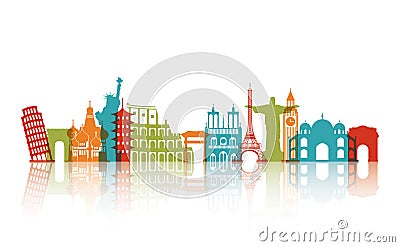 Travel and tourism design Vector Illustration