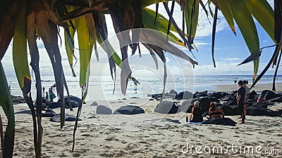 Travel and Tourism - Magnificent views of Rainbow Beach Qld Australia Editorial Stock Photo