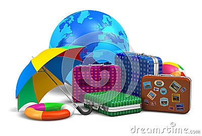 Travel, tourism and vcation concept Stock Photo