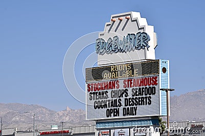 Edgewater hotel and casino in Laughlin Nevada Editorial Stock Photo