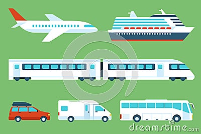 Travel transportation Vector Illustration