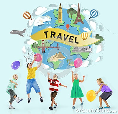 Travel Traveling Vacation Holiday Journey Adventure Concept Editorial Stock Photo