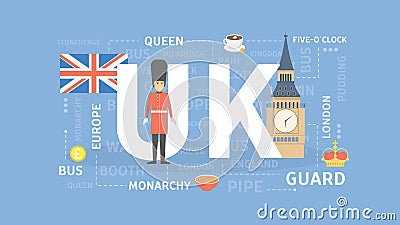 Travel United Kingdom. Vector Illustration