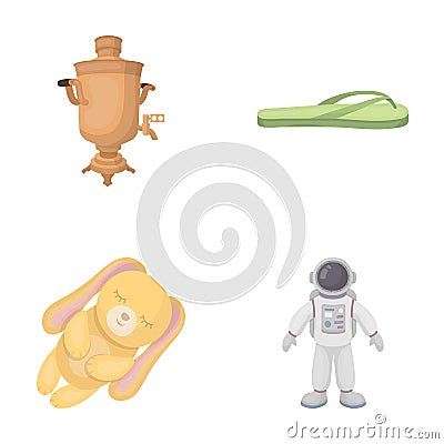 Travel, universe, business and other web icon in cartoon style. clothes, costume, space icons in set collection. Vector Illustration