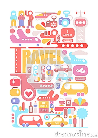 Travel vector illustration Vector Illustration