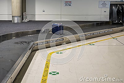 Traveling Airport Luggage Carousel Editorial Stock Photo