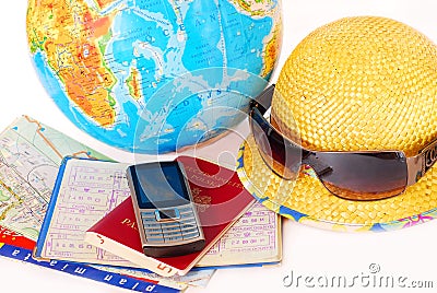 Traveling all over the world Stock Photo