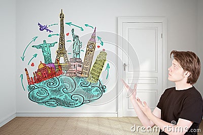 Traveling concept Stock Photo